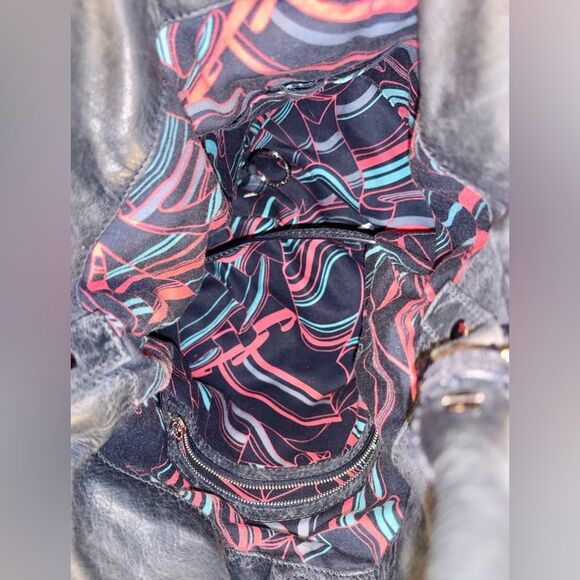 047-Marc by Marc Jacobs Smokey Gray Standard supply workwear hobo Shoulder Bag - Picture 11 of 11